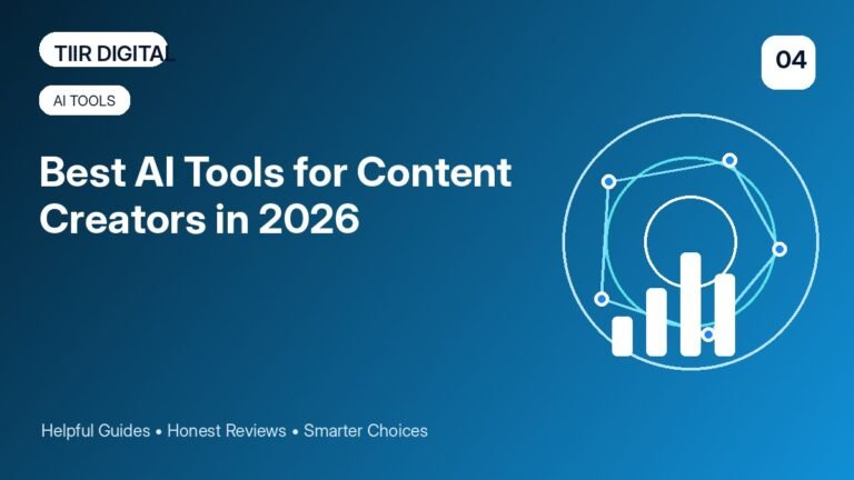 Best AI Tools for Content Creators in 2026